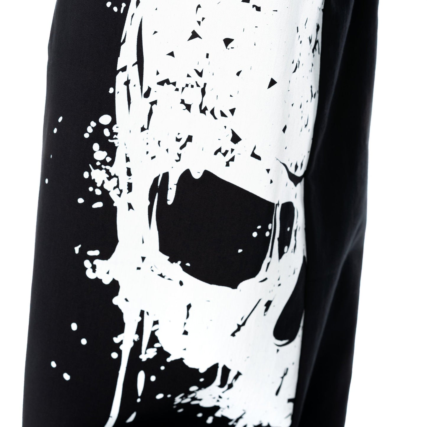 POIZEN UNDEAD BLACK WHITE TROUSERS PANTS