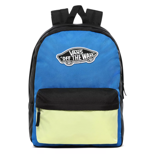 VANS REALM VICTORIA BLUE & YELLOW BACKPACK