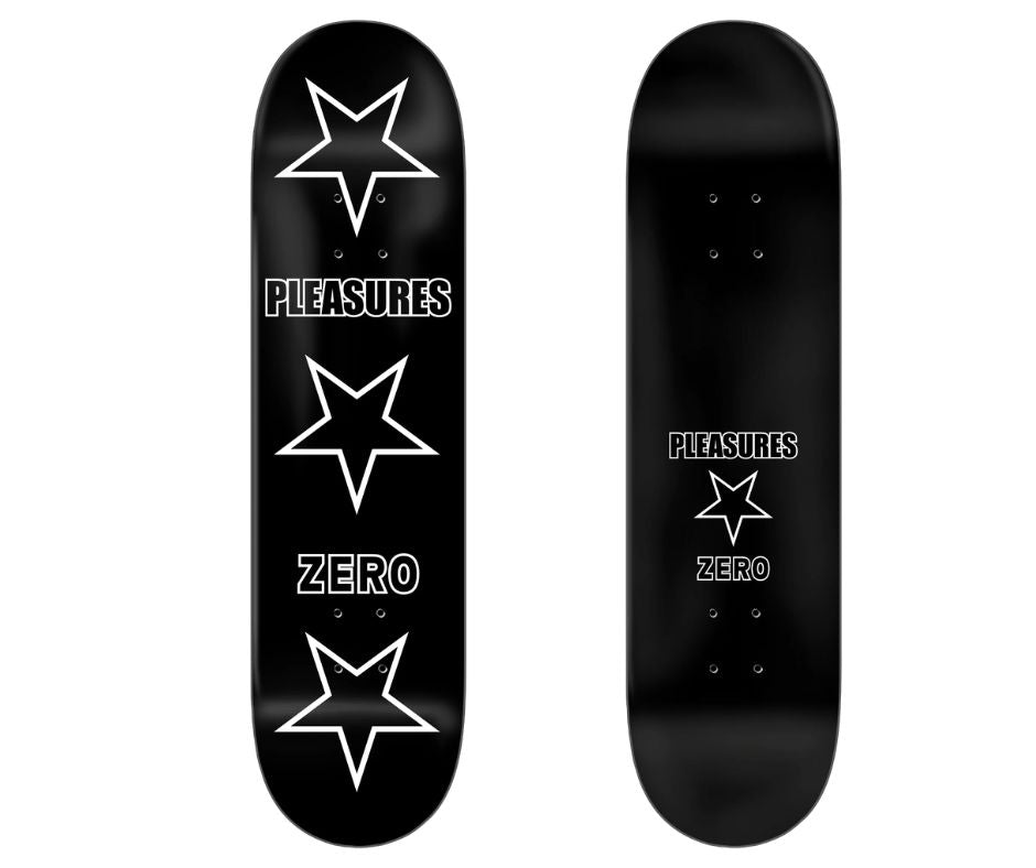 Zero Skateboard Deck Pleasures Stars 8.25"