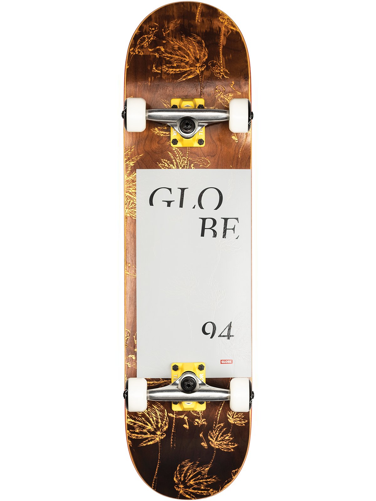 GLOBE G2 Typhoon 8.0 YELLOW Skateboard Complete