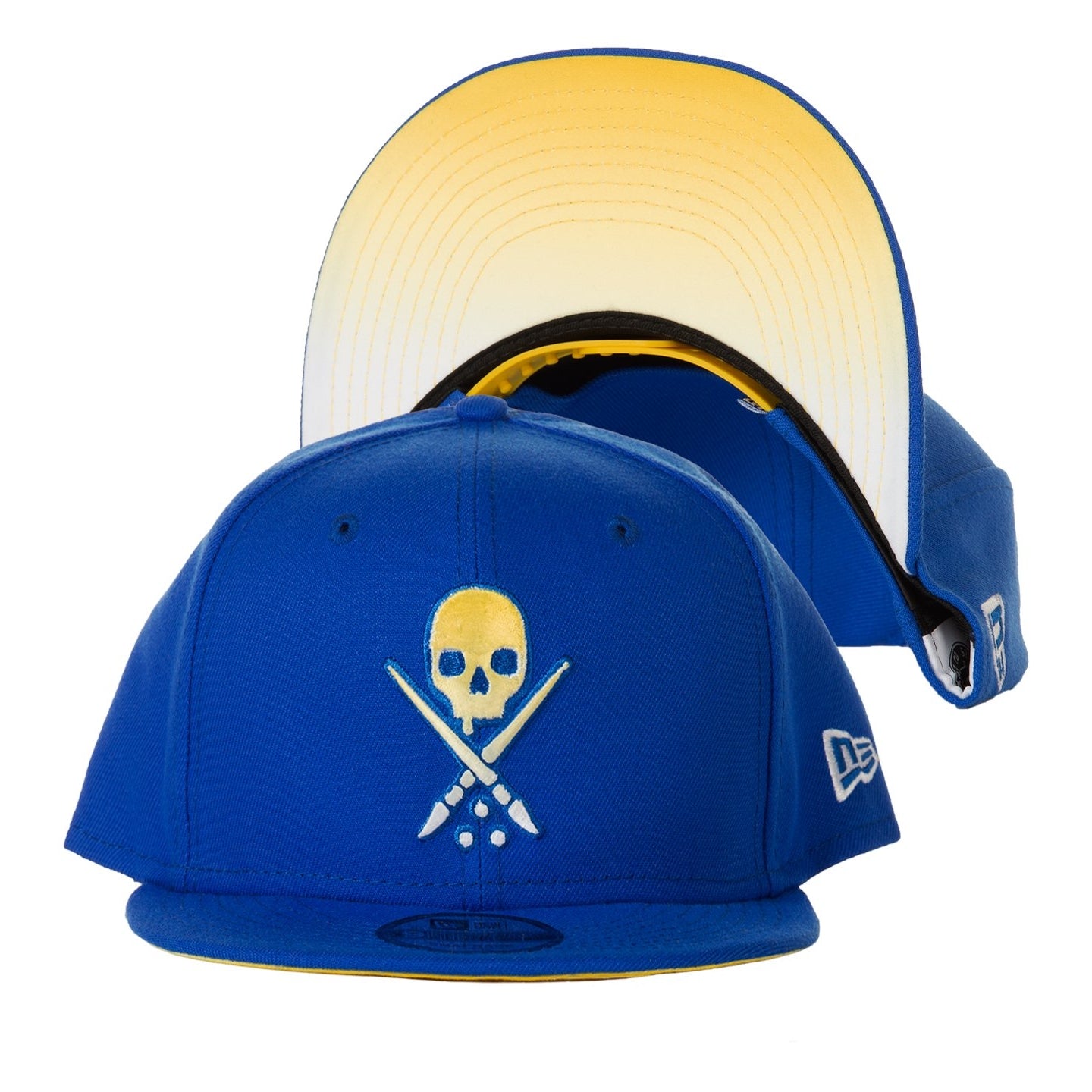 SULLEN CLOTHING LA RAMS ETERNAL BLUE & YELLOW NEW ERA SNAPBACK CAP HAT