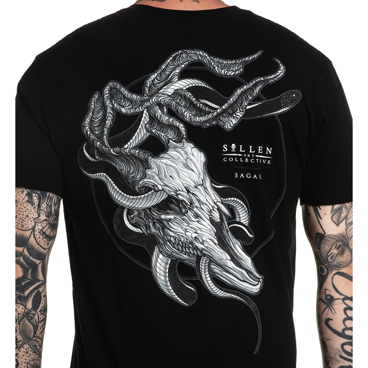 SULLEN CLOTHING SAGAE BLACK PREMIUM T-SHIRT