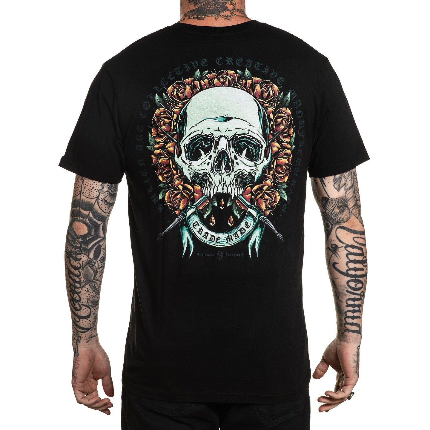 SULLEN CLOTHING WREATH BLACK PREMIUM T-SHIRT (M)