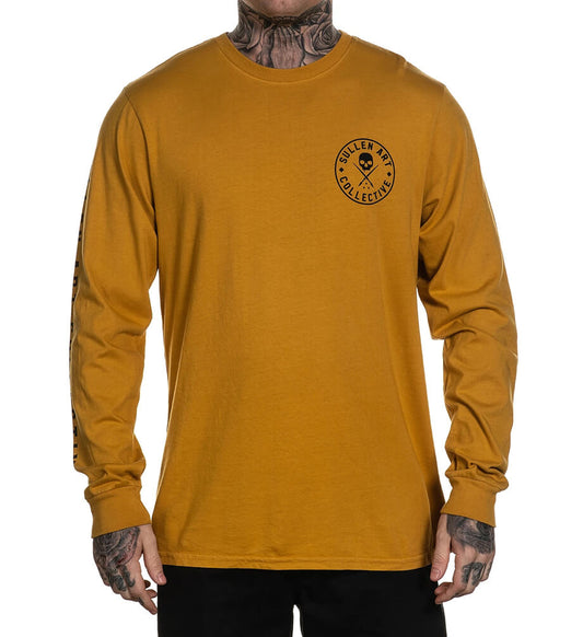 SULLEN CLOTHING EVER MUSTARD YELLOW LONG SLEEVE T-SHIRT