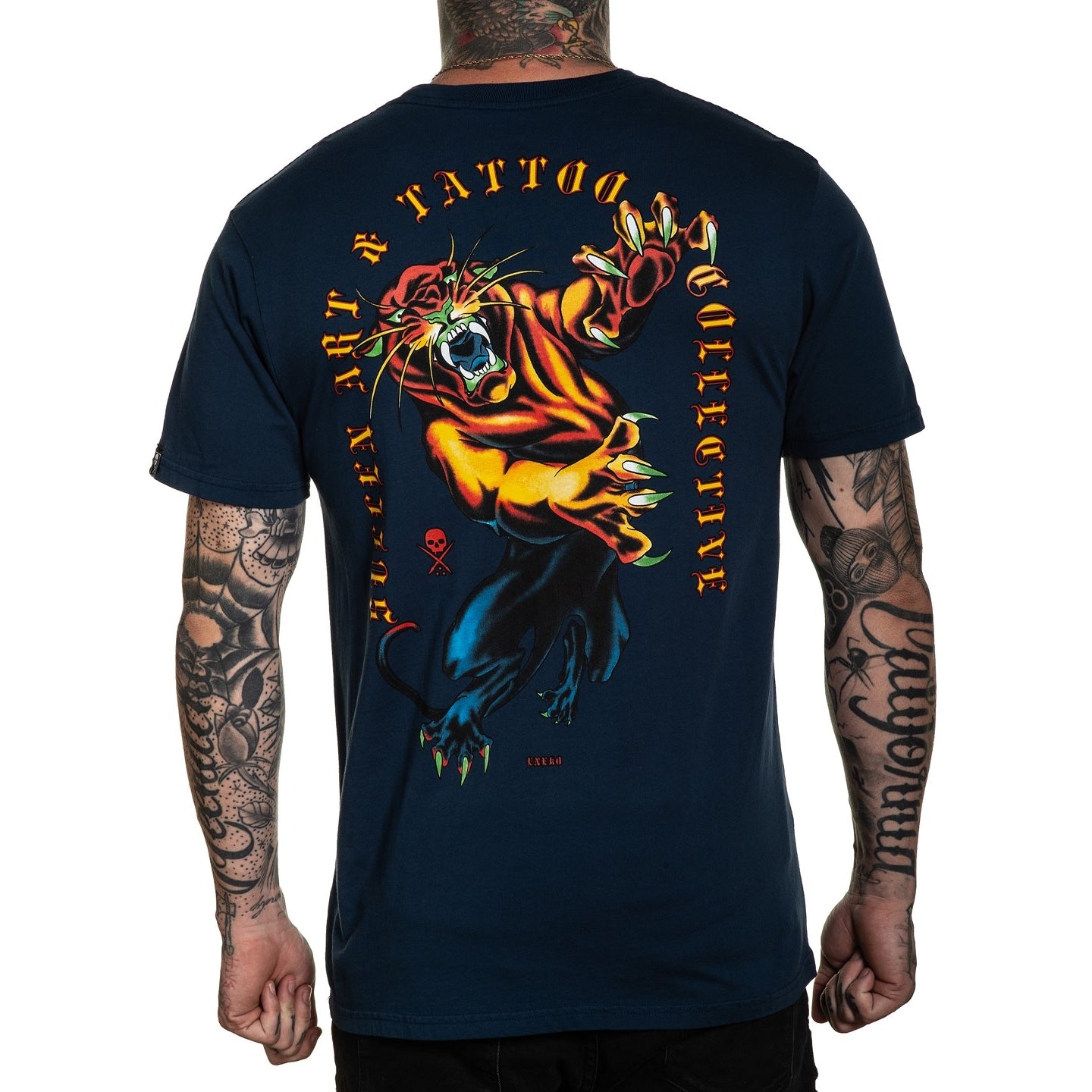 SULLEN CLOTHING ENEKO PANTHER MAJOLICA BLUE PREMIUM T-SHIRT