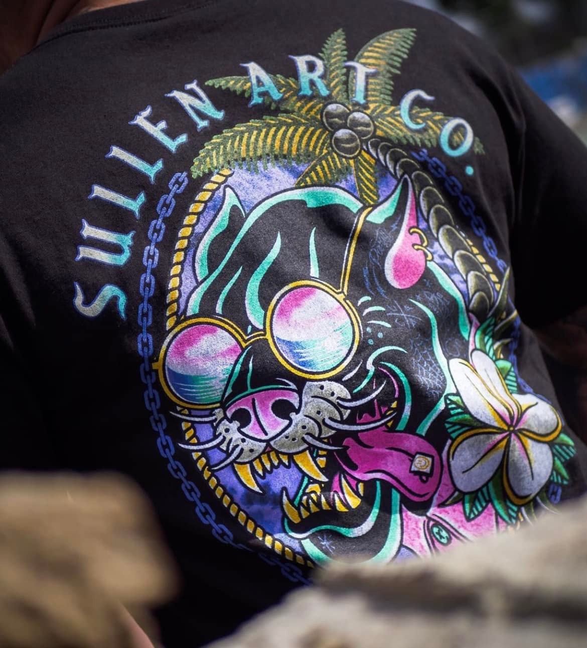 SULLEN CLOTHING PARTY PROWLER BLACK STANDARD T-SHIRT