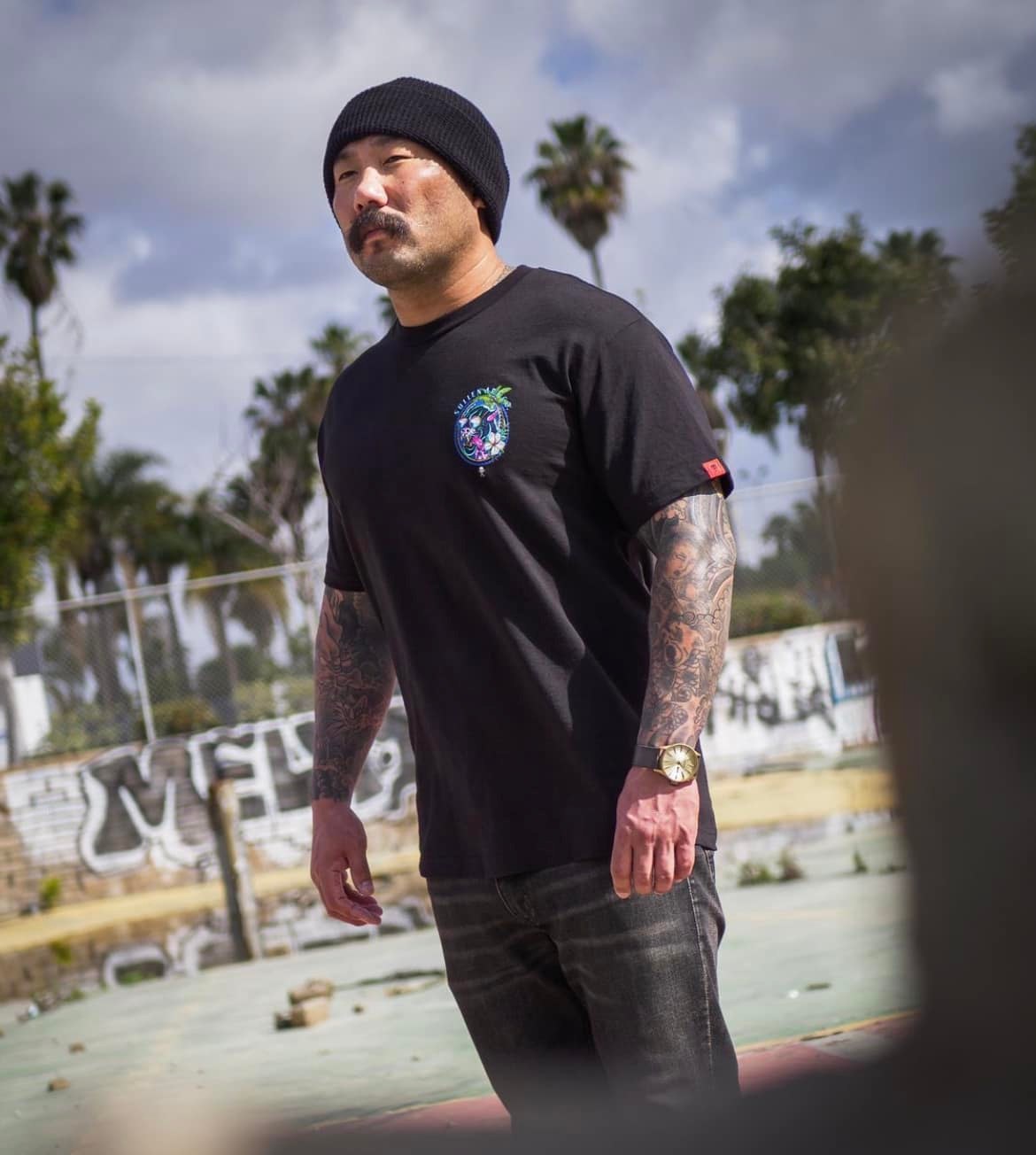 SULLEN CLOTHING PARTY PROWLER BLACK STANDARD T-SHIRT