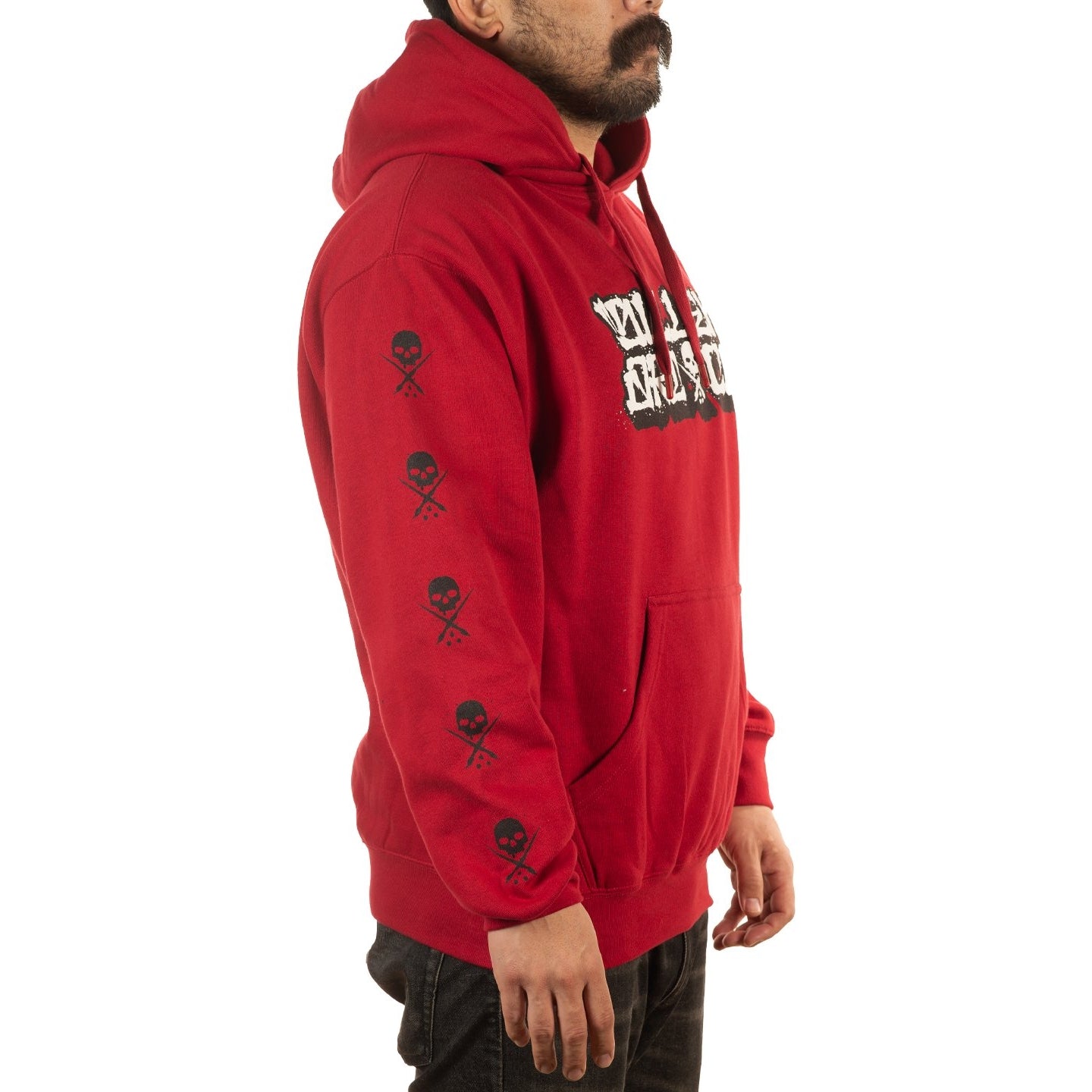 SULLEN CLOTHING STROKES RED PULLOVER HOODIE