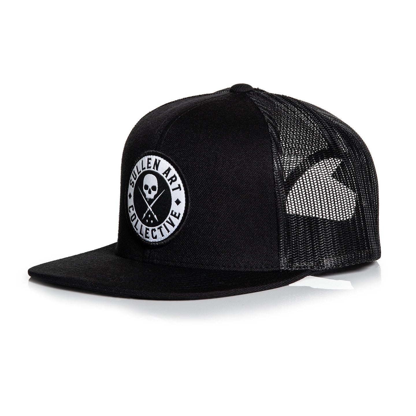 SULLEN CLOTHING BOH BLACK MESH TRUCKER SNAPBACK CAP