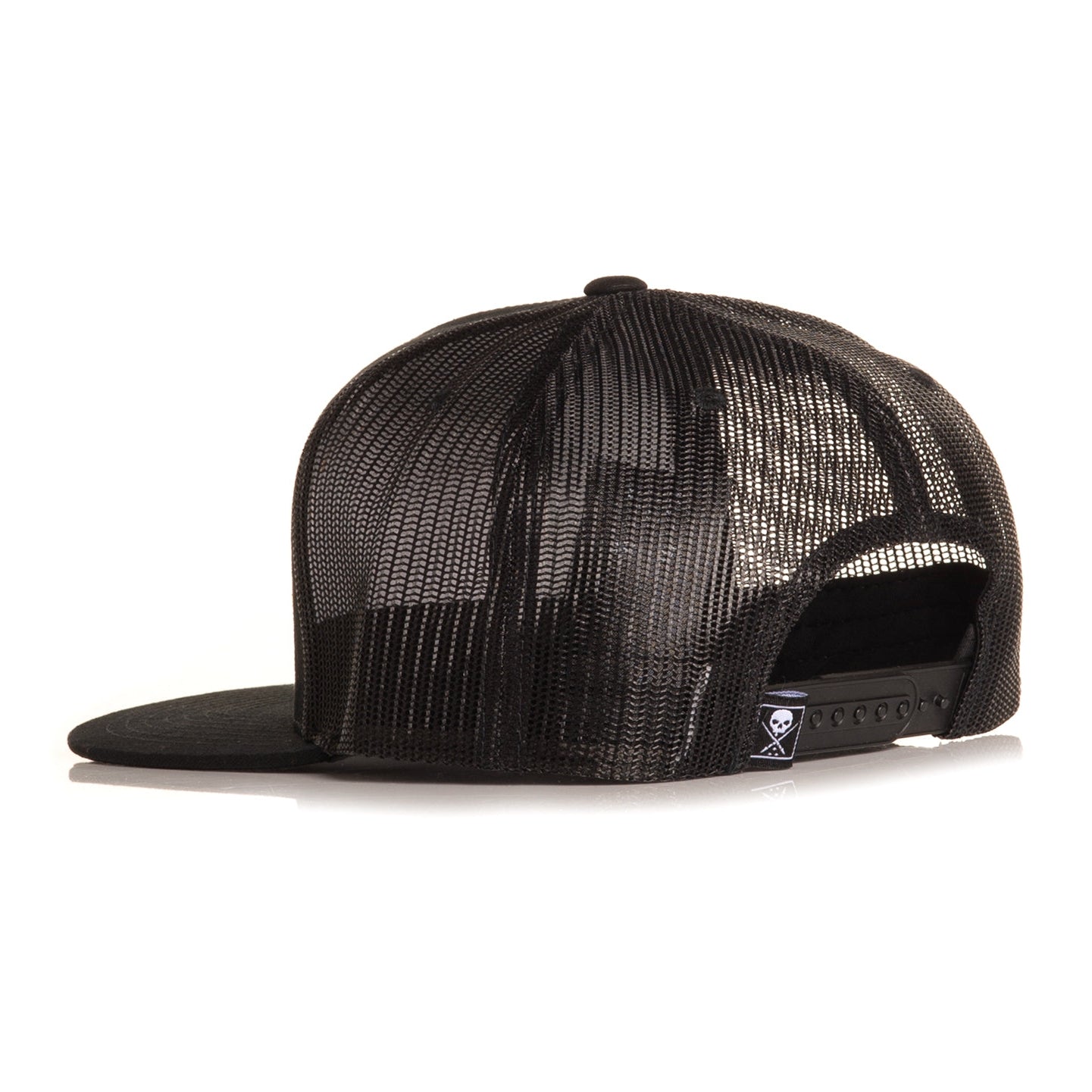 SULLEN CLOTHING SUPPLY BLACK & YELLOW SNAPBACK MESH TRUCKER CAP