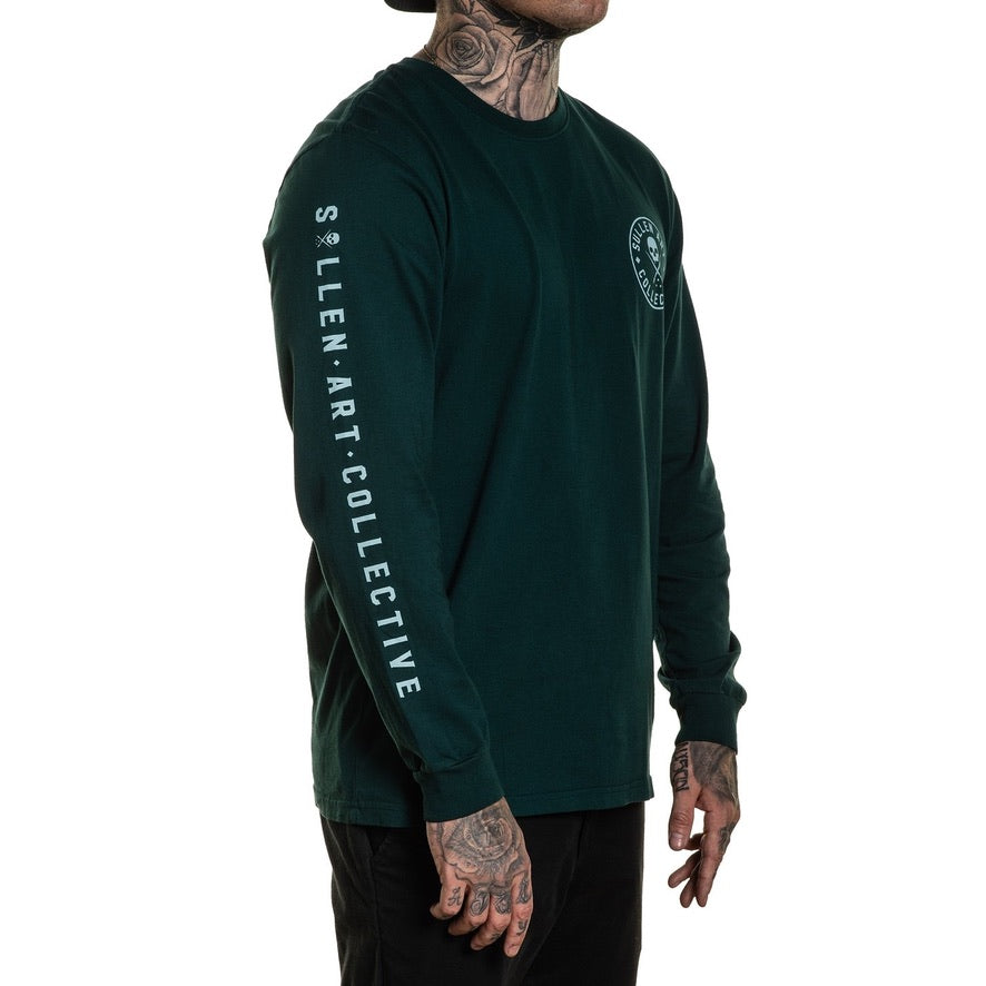 SULLEN CLOTHING EVER JUNE BUG GREEN LONG SLEEVE T-SHIRT