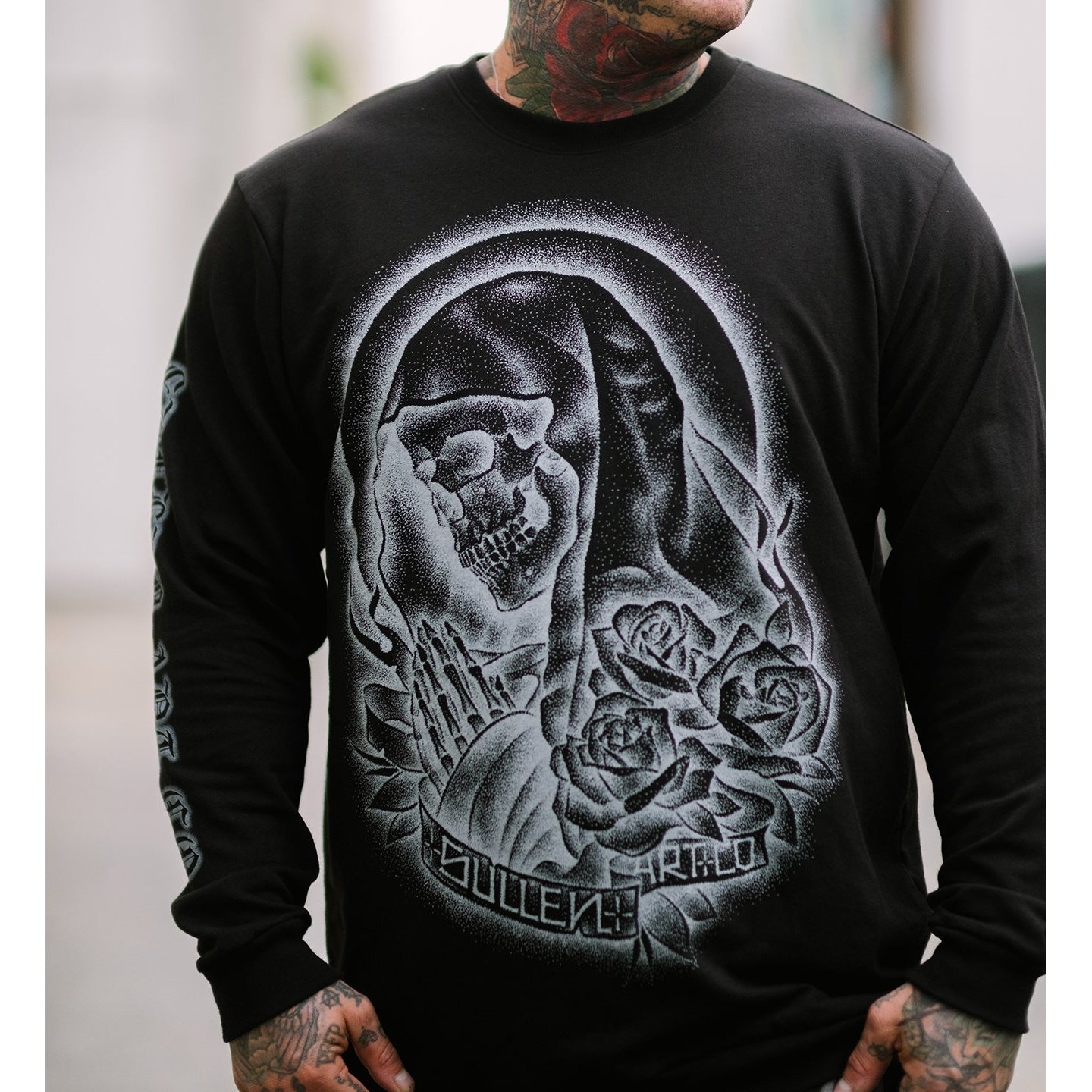 SULLEN CLOTHING PRAYERS FRENCH TERRY LONG SLEEVE TOP