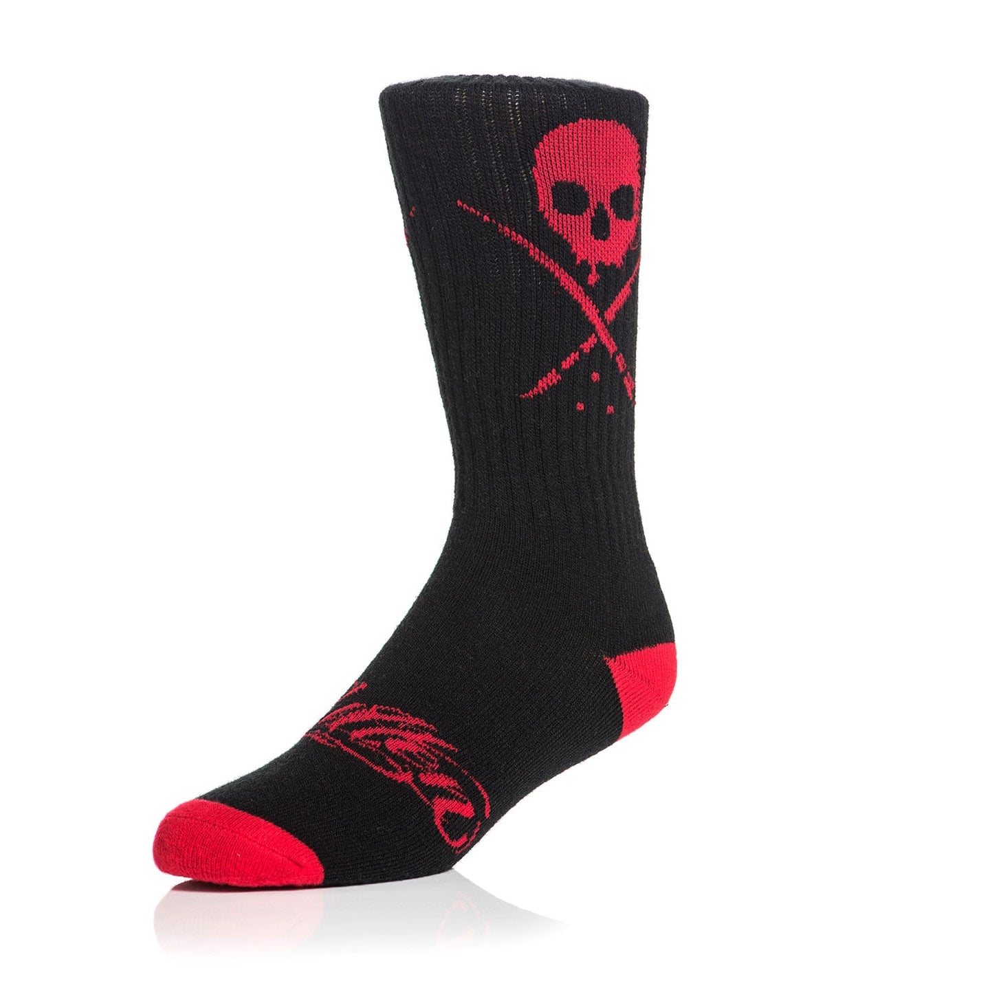 SULLEN CLOTHING STANDARD ISSUE BLACK & RED SOCKS