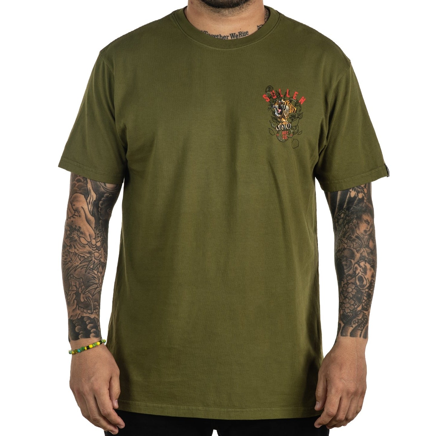 Sullen Clothing Ousley Tiger Premium Winter Moss T-Shirt