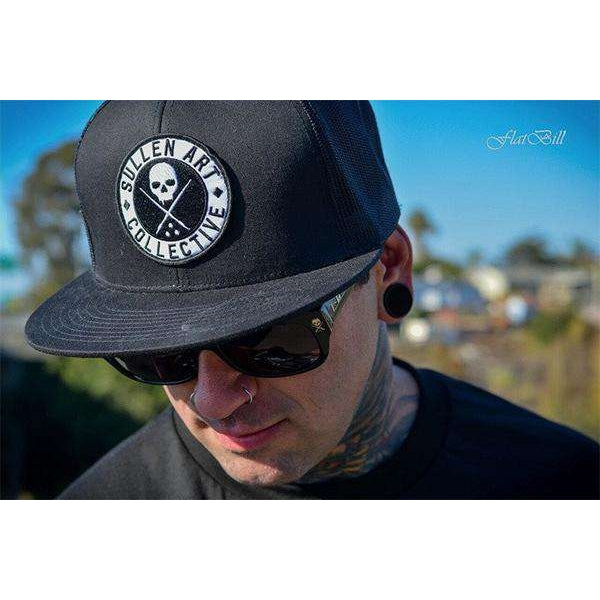 SULLEN CLOTHING BOH BLACK MESH TRUCKER SNAPBACK CAP