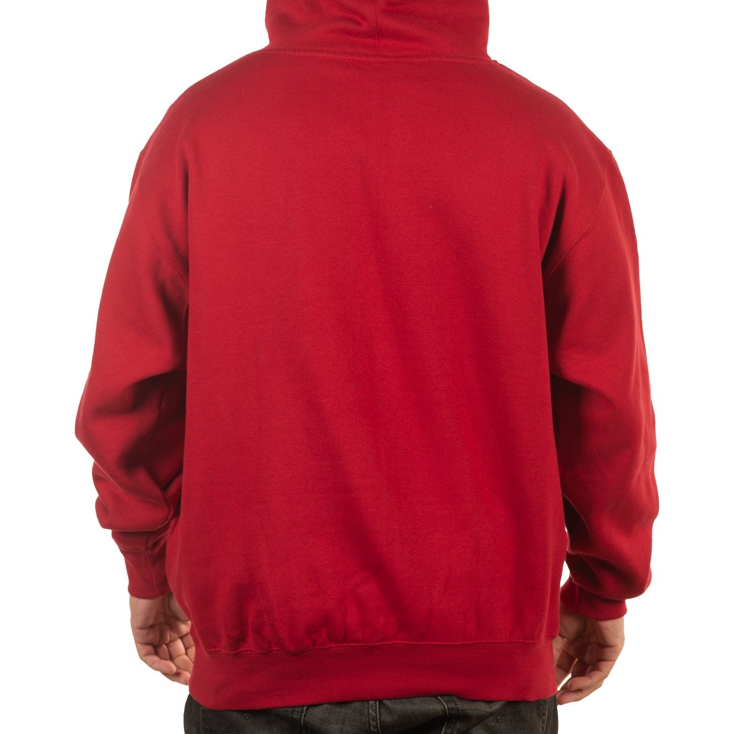 Plain red clearance pullover hoodie