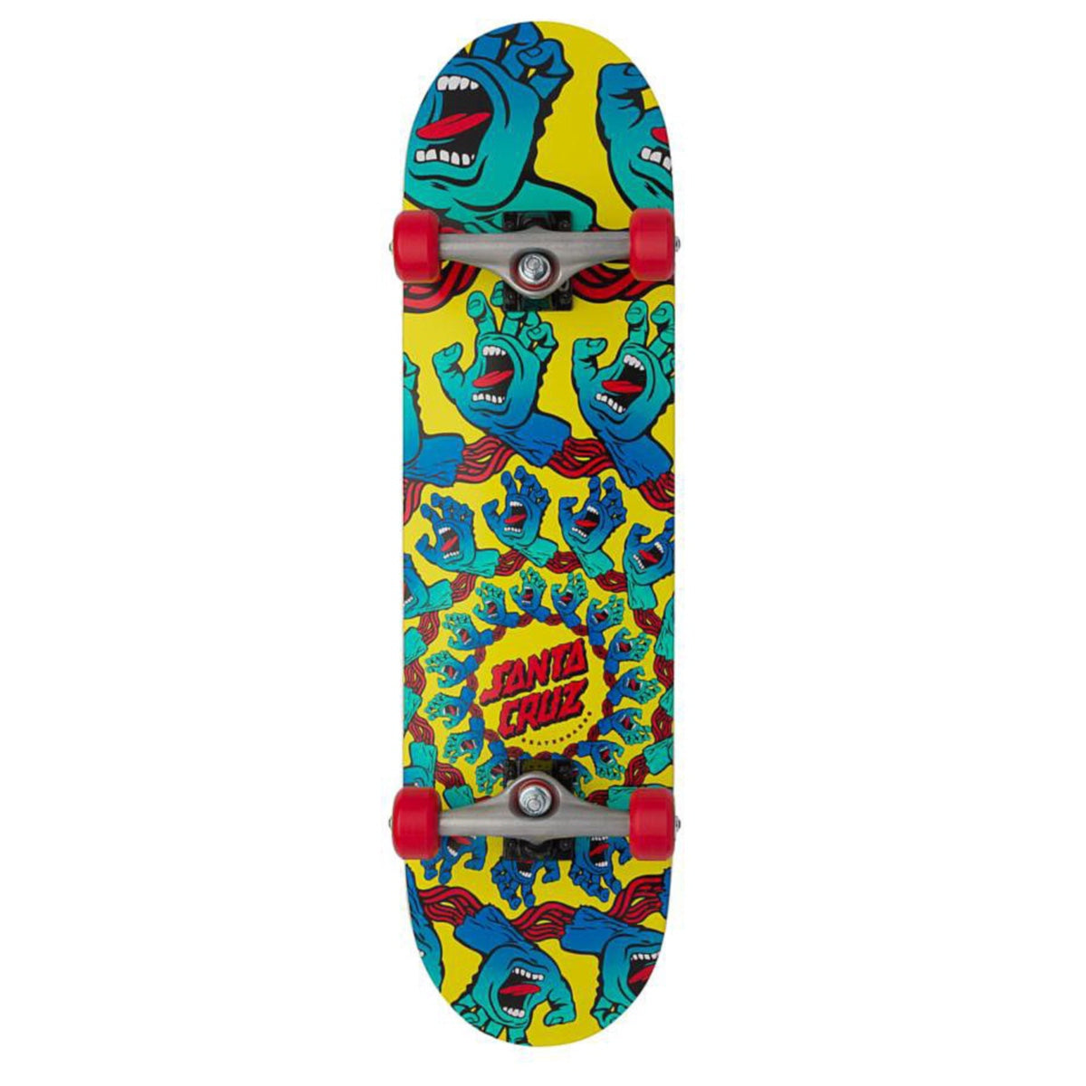 Santa Cruz Mandala Hand Large Skateboard Complete 8.25"