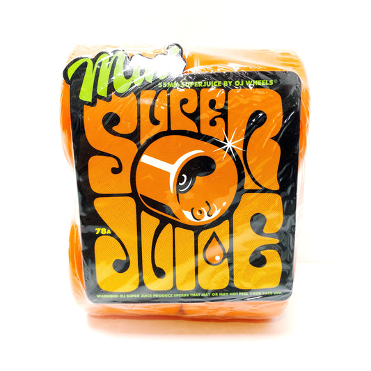 OJ Wheels 55mm Mini Super Juice Orange 78a Skateboard Wheels