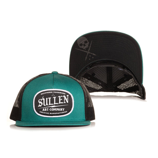 Sullen Clothing Supply Snapback Mesh Trucker Hat - Green