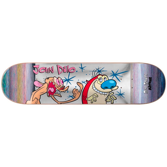 ALMOST DILO REN & STIMPY FINGERED R7  SKATEBOARD DECK