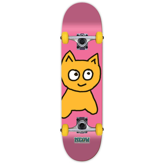Meow Skateboards Big Cat Pink Complete - 7.75"