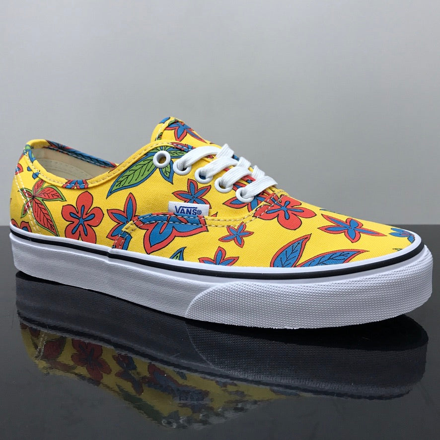 Vans Authentic Freshness Floral Yellow Trainers