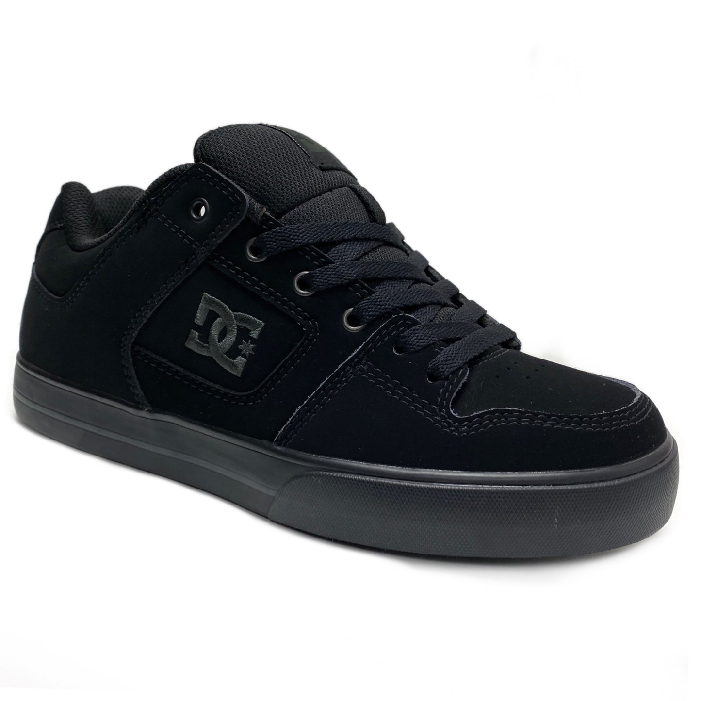 DC SHOES PURE BLACK PIRATE BLACK TRAINERS