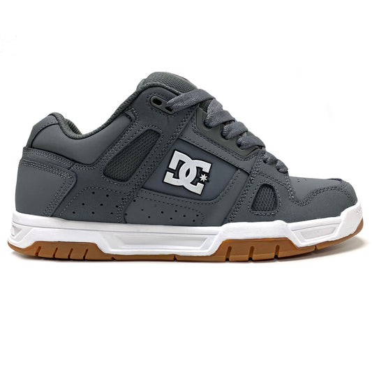 DC SHOES STAG GREY GUM TRAINERS