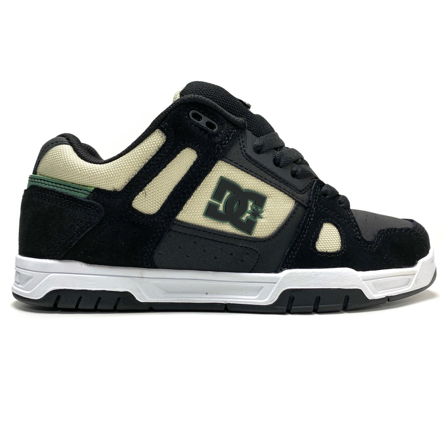 DC SHOES STAG BLACK TAN GREEN TRAINERS
