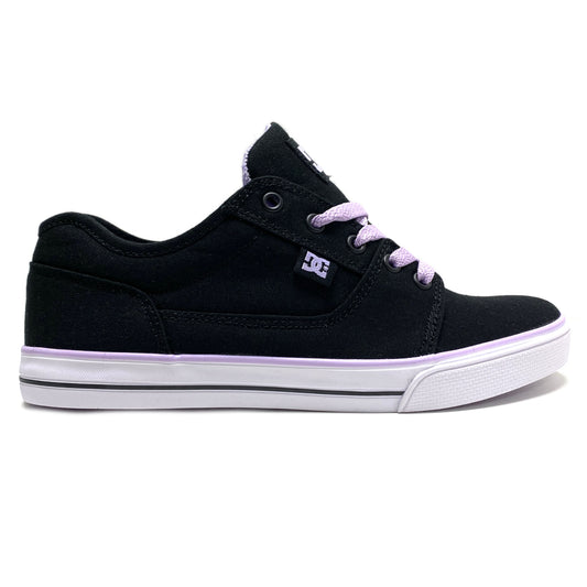 DC SHOES TONIK TX BLACK LAVENDER YOUTHS TRAINERS