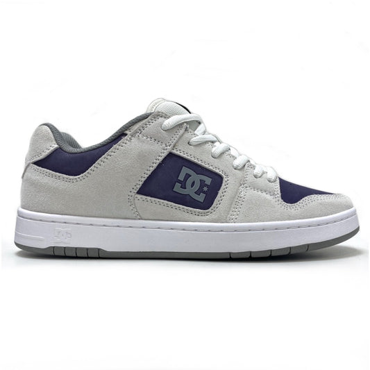 DC SHOES MANTECA 4 OFF WHITE PURPLE WINE TRAINERS