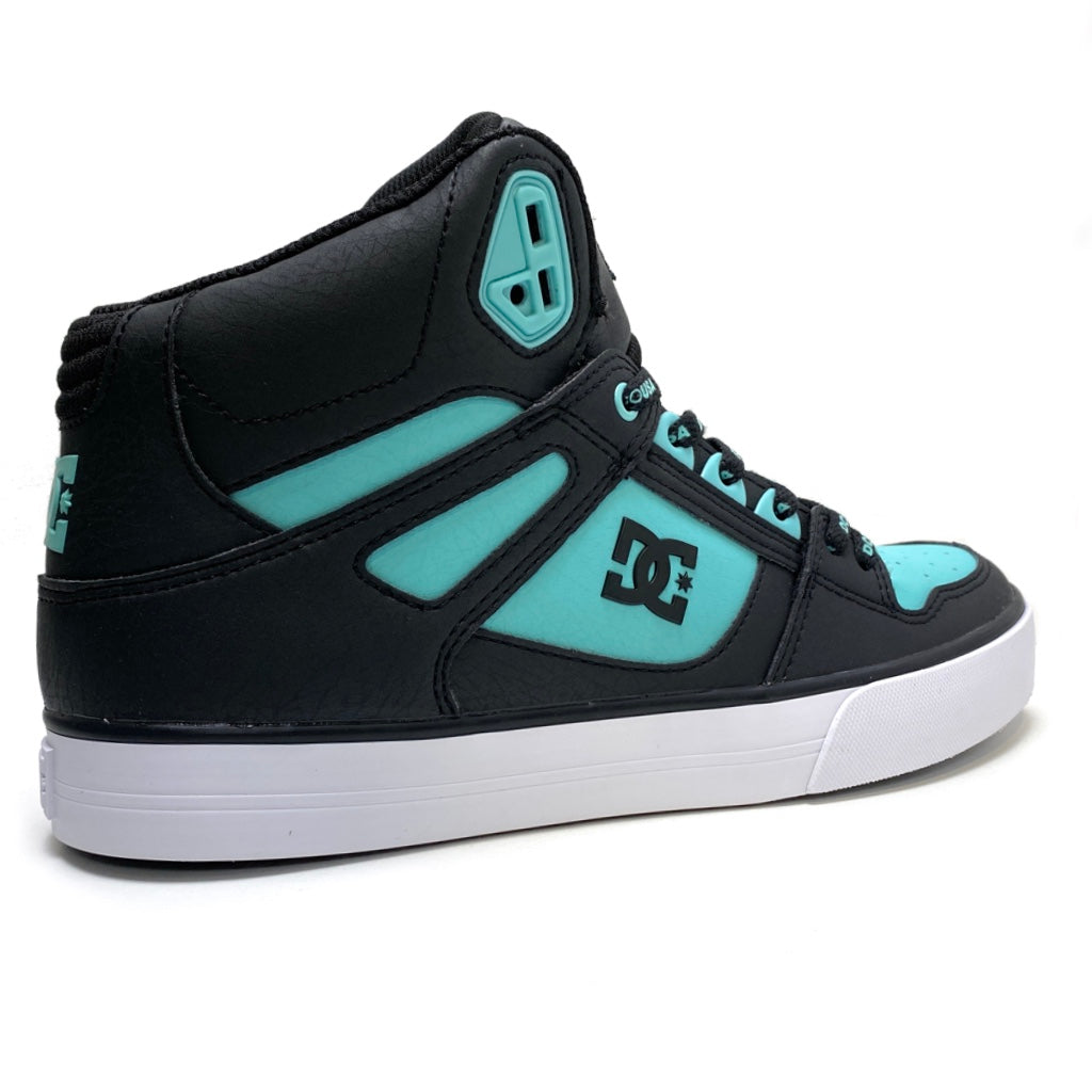 DC SHOES PURE HIGH TOP WC SE SN BLACK BLUE ATOLL TRAINERS