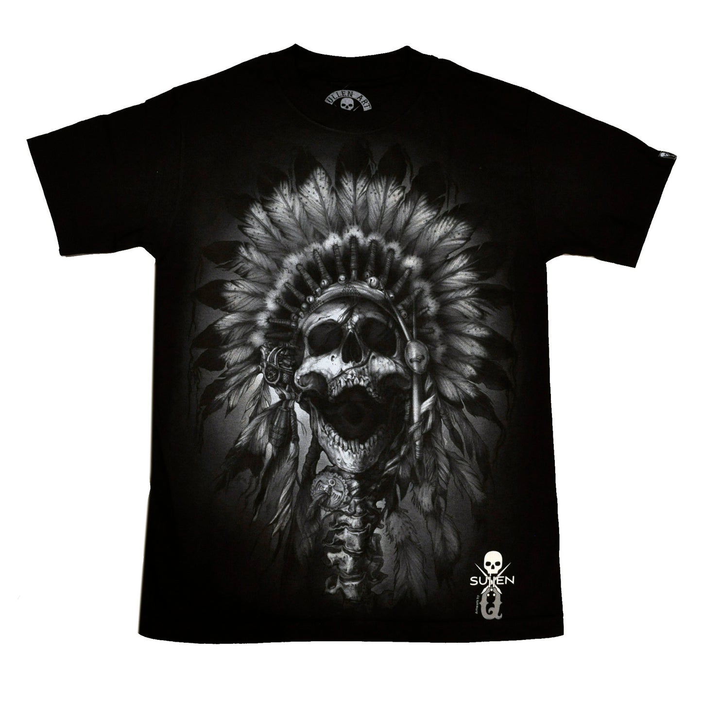 Sullen Clothing Big Chief Black T Shirt