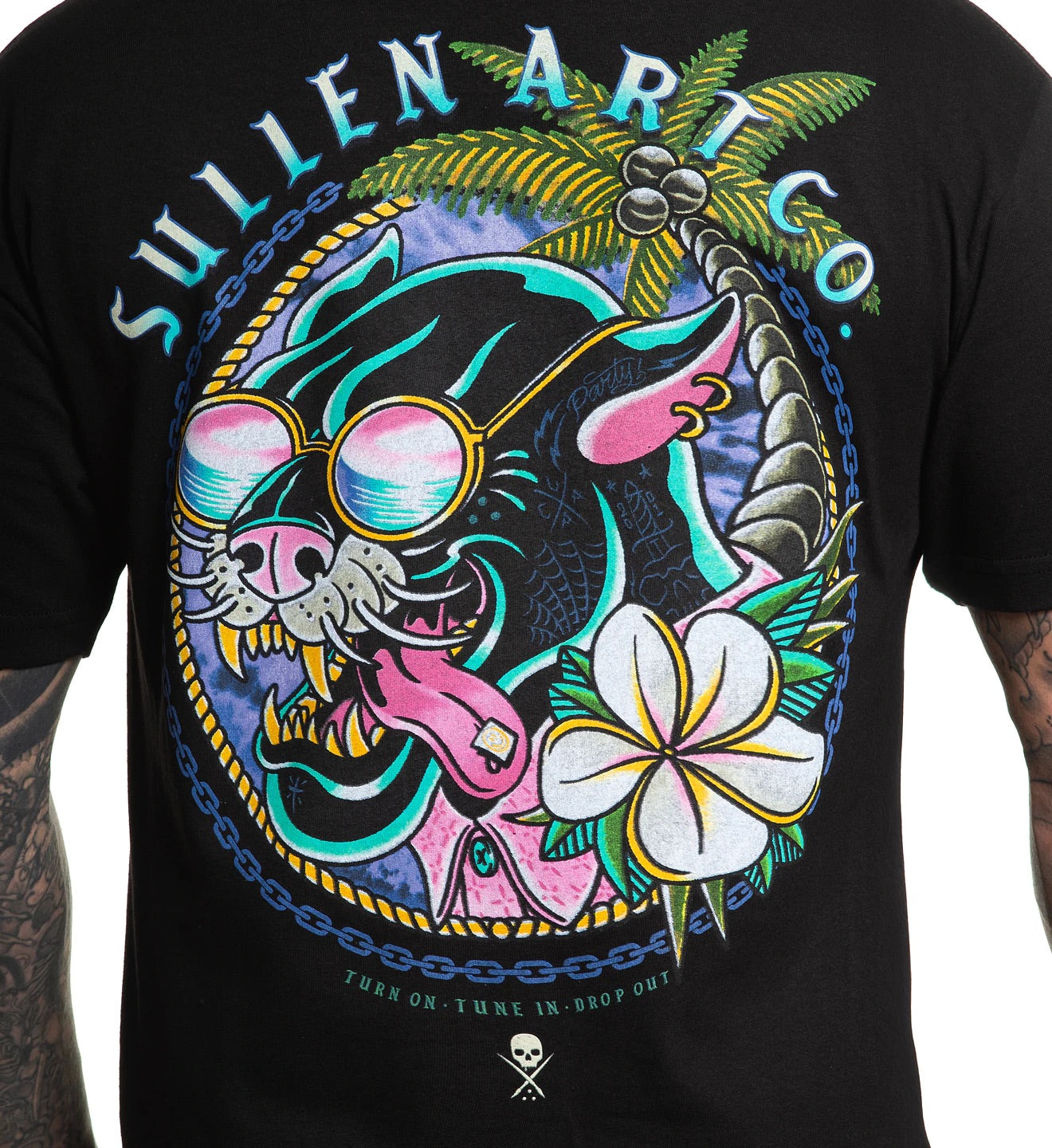 SULLEN CLOTHING PARTY PROWLER BLACK STANDARD T-SHIRT