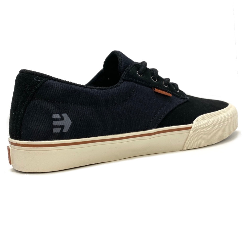 ETNIES JAMESON VULC BLACK SILVER TRAINERS