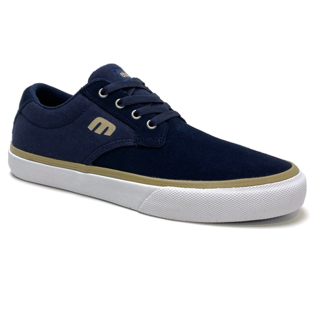 ETNIES SINGLETON VULC XLT NAVY WHITE TRAINERS