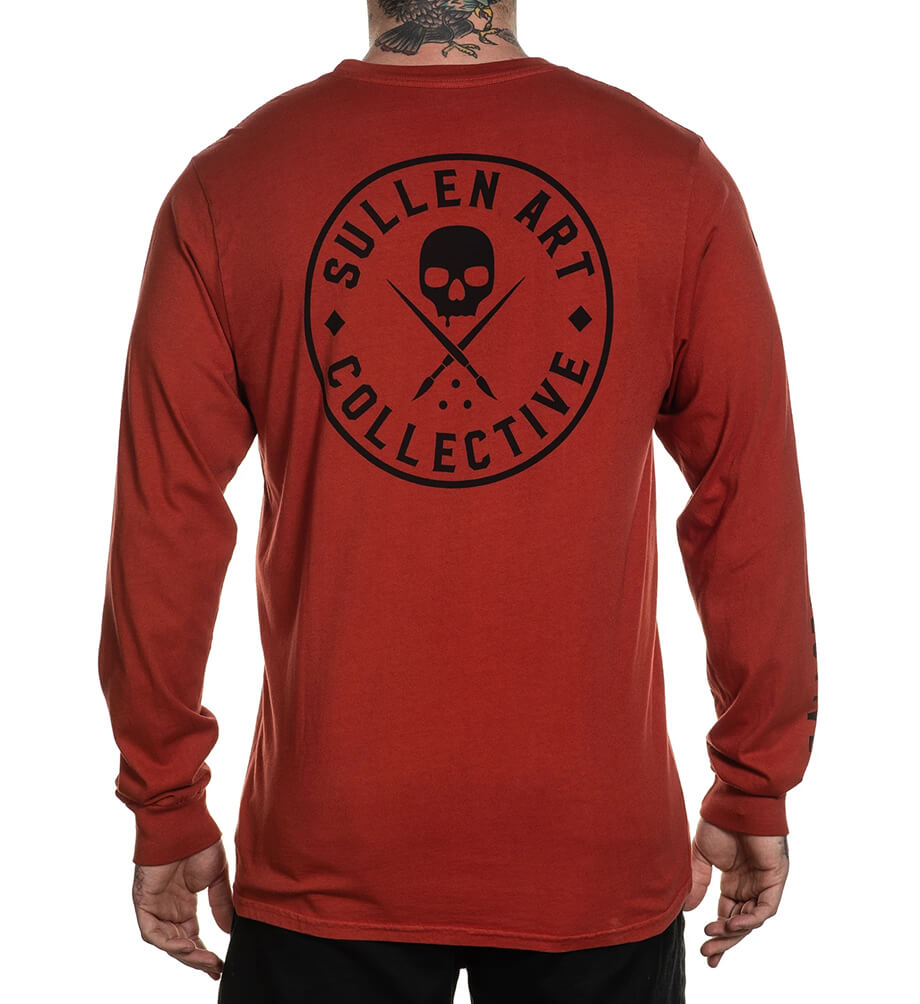 SULLEN CLOTHING EVER TERRACOTTA PREMIUM LONG SLEEVE T-SHIRT