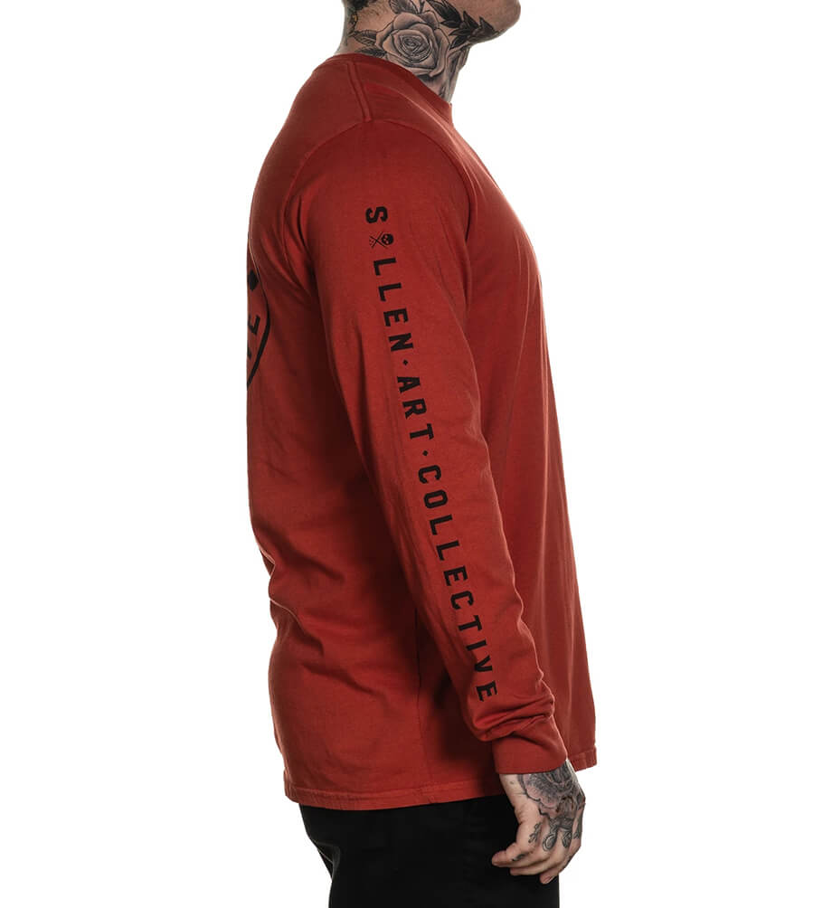 SULLEN CLOTHING EVER TERRACOTTA PREMIUM LONG SLEEVE T-SHIRT