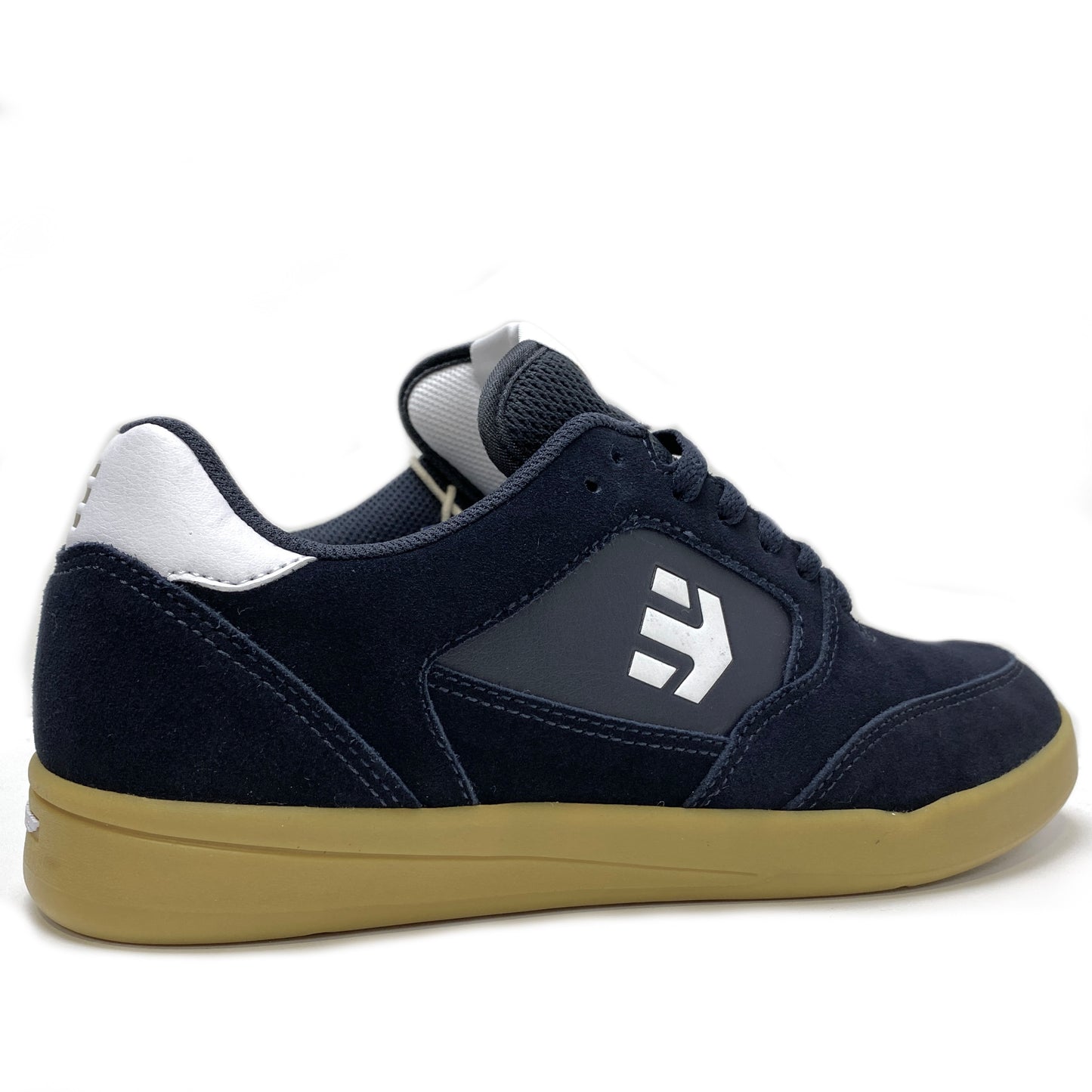 ETNIES VEER NAVY GUM WHITE TRAINERS (UK 12)