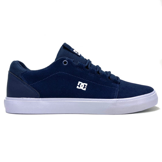 DC SHOES HYDE NAVY & WHITE TRAINERS (UK 11)