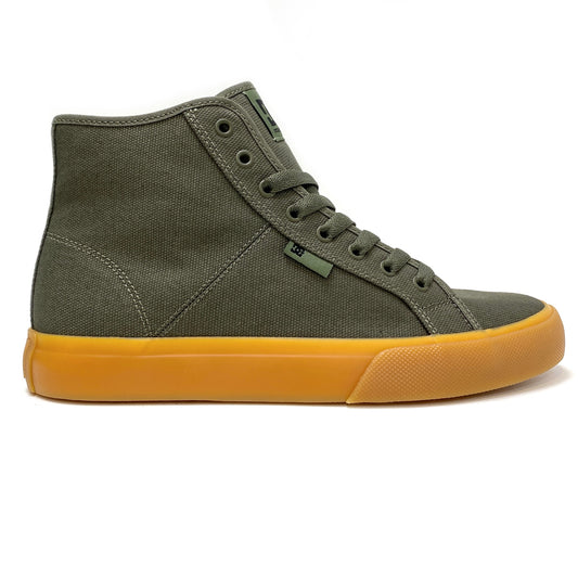 DC SHOES MANUAL OLIVE GREEN TRAINERS (UK 11)