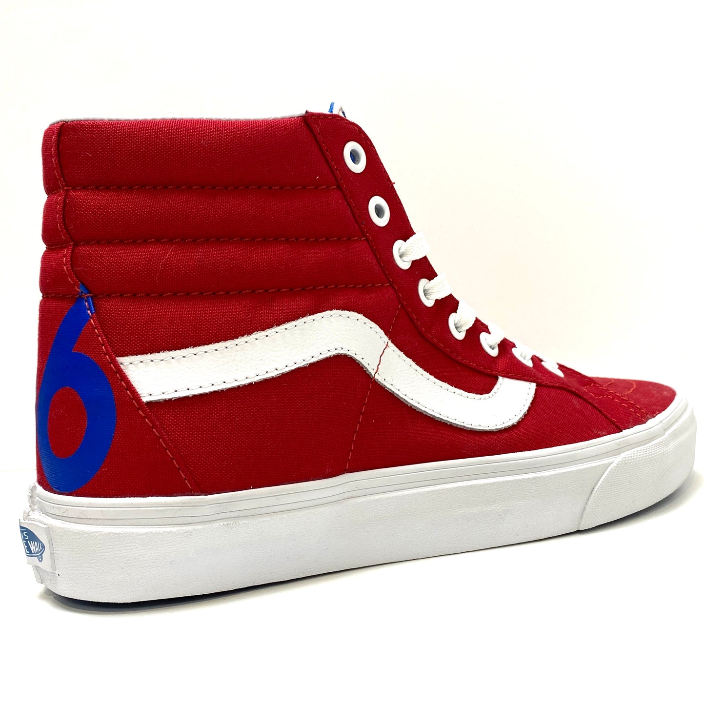 VANS SK8 HI REISSUE 1966 RED BLUE & WHITE UNISEX TRAINERS