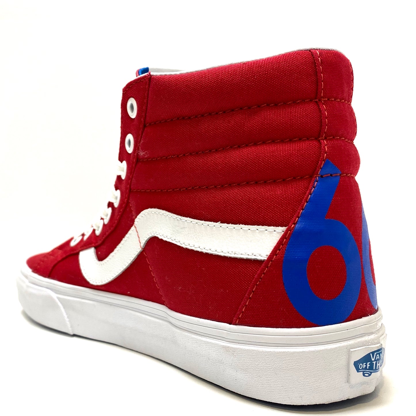 VANS SK8 HI REISSUE 1966 RED BLUE & WHITE UNISEX TRAINERS