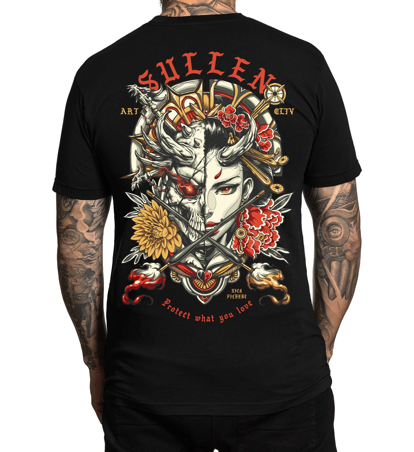 SULLEN CLOTHING NICK FILBERT BLACK STANDARD T-SHIRT (2XL)