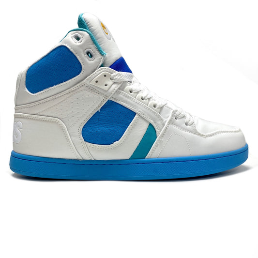 OSIRIS SHOES NYC 83 CLK C19 WHITE & BLUE LIMITED EDITION TRAINERS