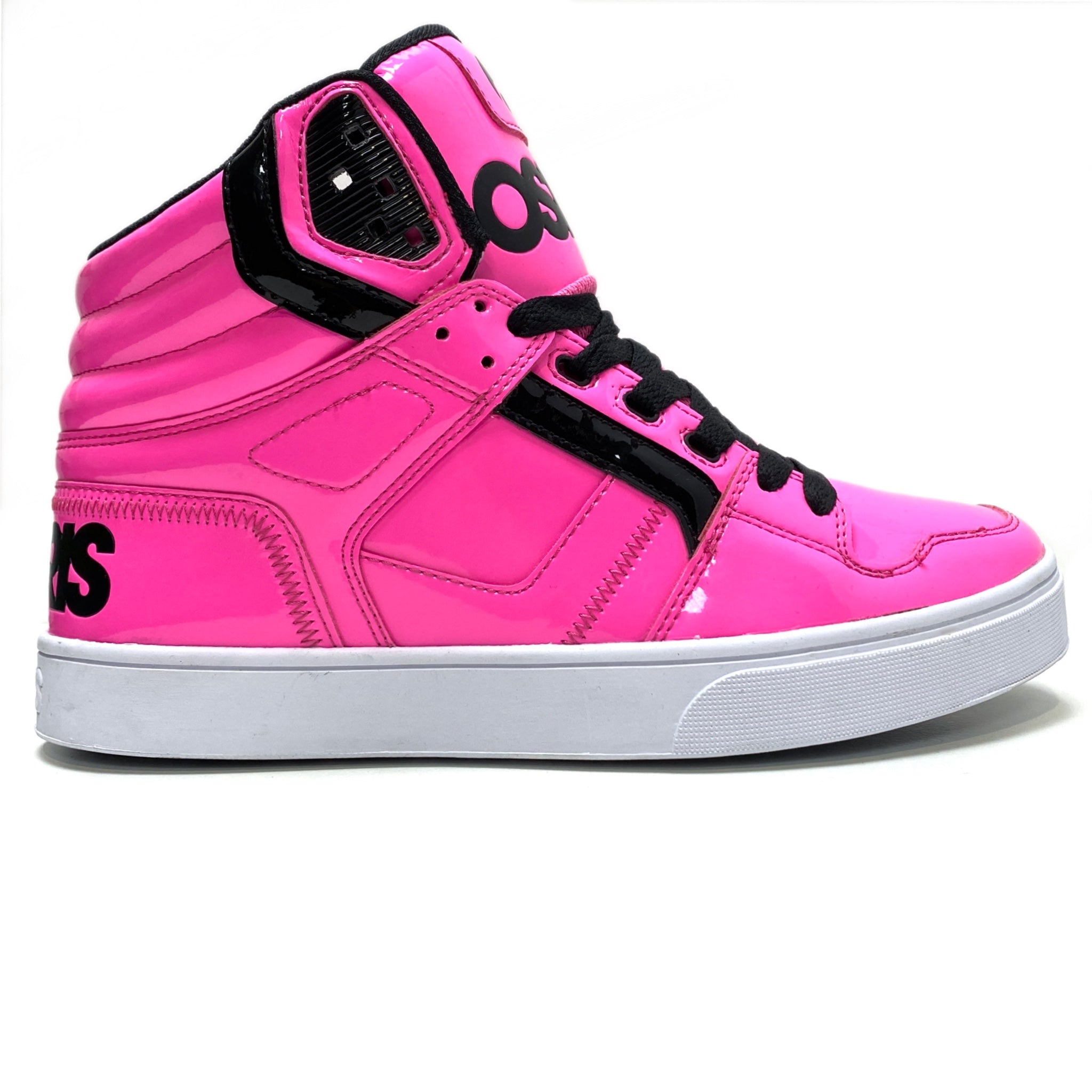 OSIRIS SHOES CLONE NEON BRIGHTS PINK LADIES TRAINERS Rageclothingstore