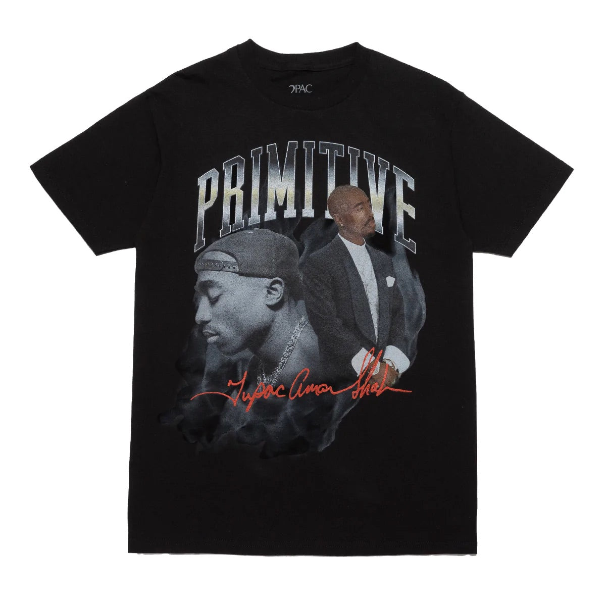 PRIMITIVE X TUPAC LEGEND BLACK T SHIRT