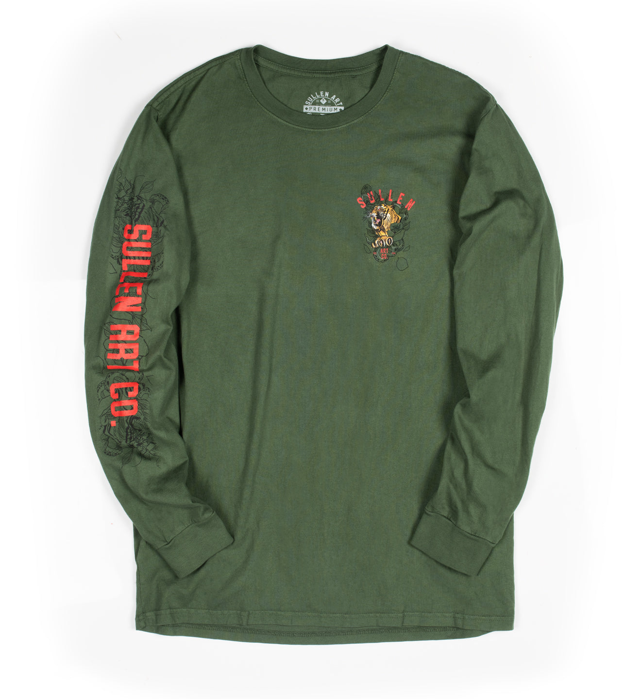 SULLEN CLOTHING OUSLEY TIGER PREMIUM LONG SLEEVE T-SHIRT