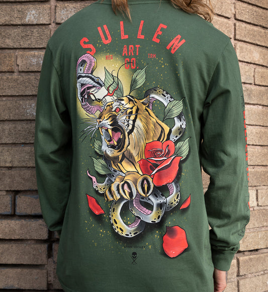 SULLEN CLOTHING OUSLEY TIGER PREMIUM LONG SLEEVE T-SHIRT