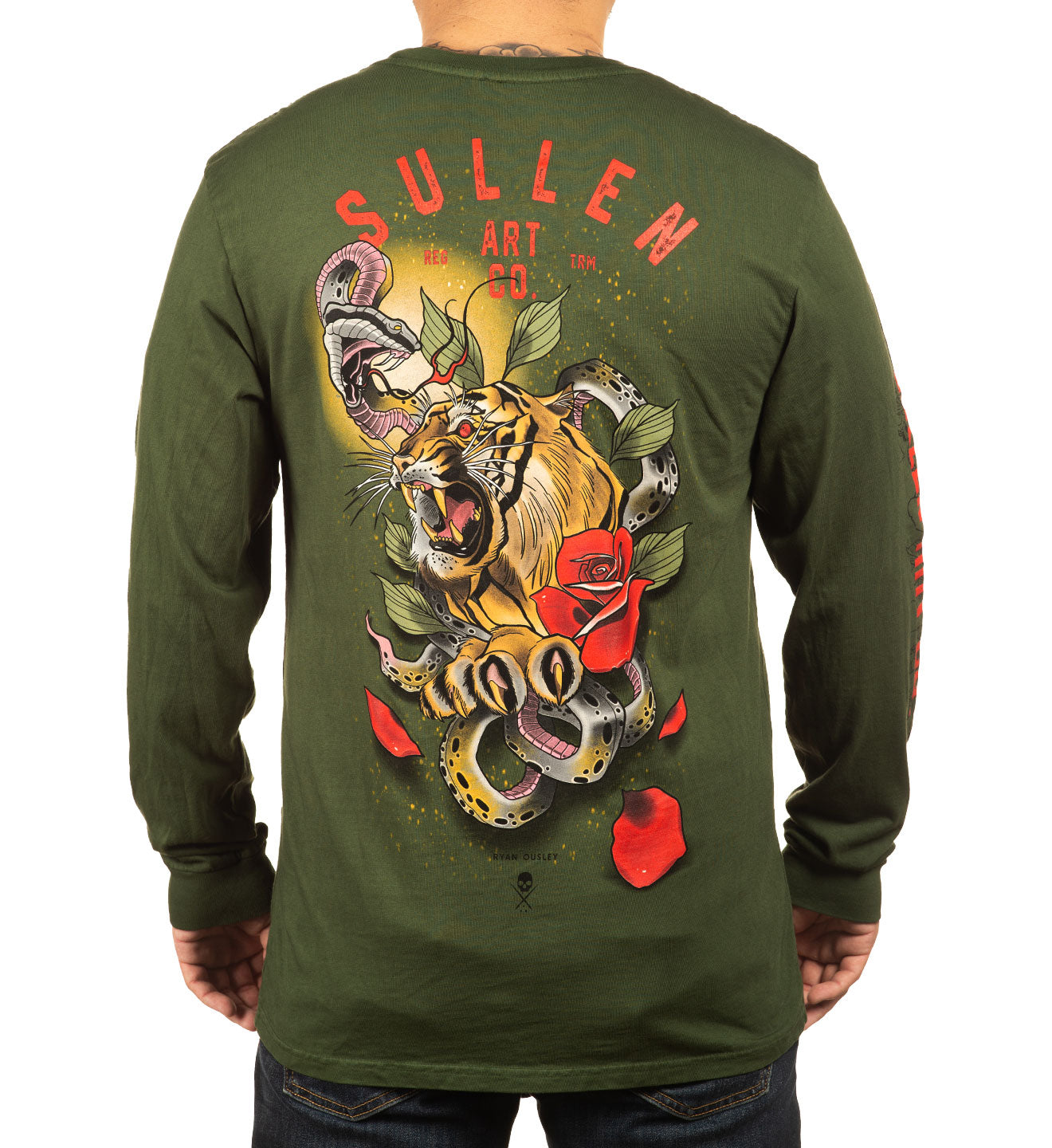 SULLEN CLOTHING OUSLEY TIGER PREMIUM LONG SLEEVE T-SHIRT